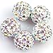 Lots of Pave Shine Ab Tone 10mm Beads for Jewelry Making (10 Beads Per Lots)