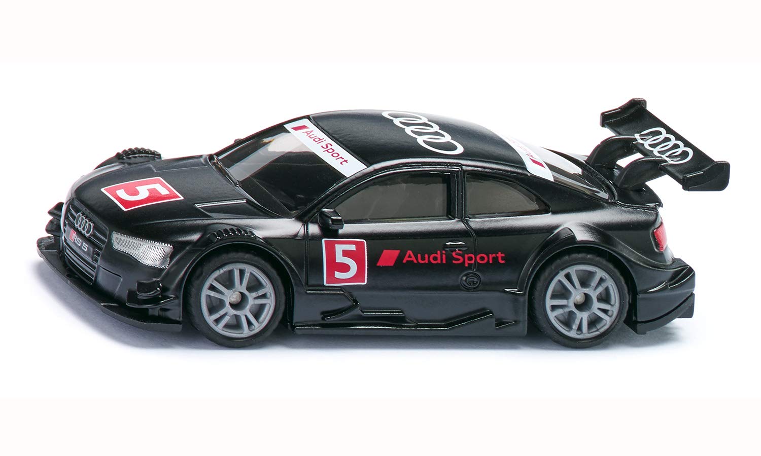 siku 1580, Audi RS 5 Race Car, Metal,Plastic, Multicolour, Large rear wing, Toy car for children