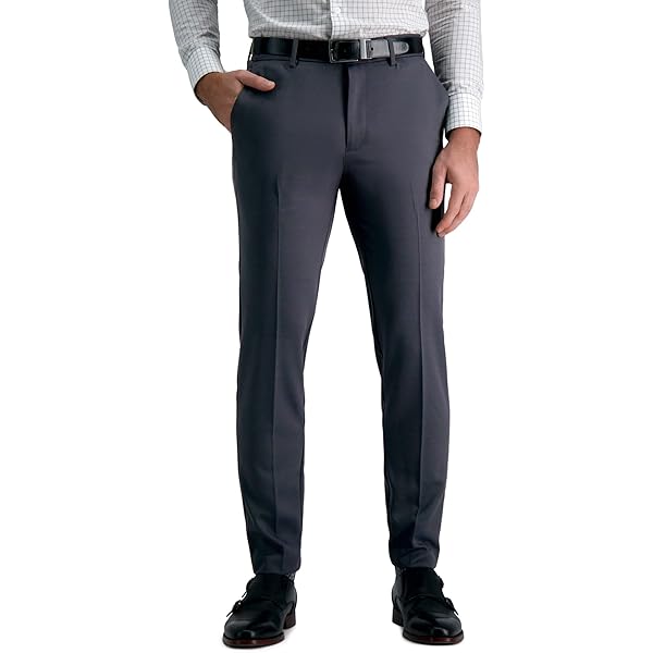 Louis Raphael Slim Fit Flat Front Mini Herringbone Dress Pant with Flex  Waistband Dusk Blue at Amazon Men's Clothing store
