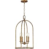 Maxim 21844EG Martel Multi-Light Pendant, 4-Light E12 Candelabra Base, Etruscan Gold (Bulbs NOT Included)