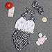 Kidlove Newborn Baby Girl Clothes Anchor Tops Polka Dot Briefs Sunsuit Outfit