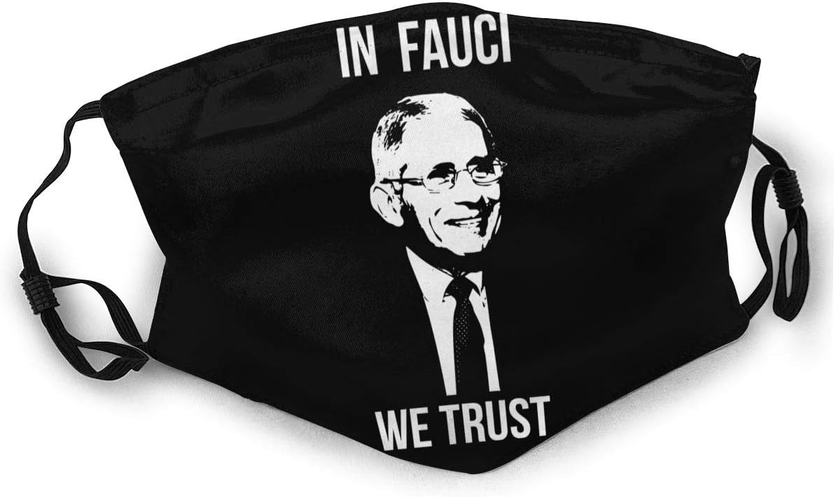 NOT Dr Anthony Fauci Mouth Bandana for Dust Protection Anti Face Bandana Washable Earloop Bandana