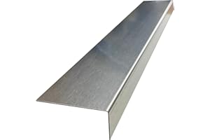 EPIC QT Brushed 304 Stainless Steel Universal Gap Filler Finishing Angle Trim Kit Elements (Outer Finish, 1" x 2.5" x 36")