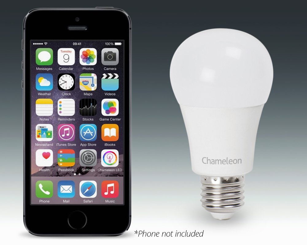 Magic Hue Bluetooth Smart Light Bulb - Dimmable Multicolored Disco Light - Wake up Lights & Sleeping Night Light - Smartphone Controlled LED Household Light Bulb