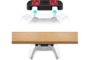 Mcbazel Under Desk Controller Holder Under Desk Mount Stand for PS5/PS4 Controllers - Black