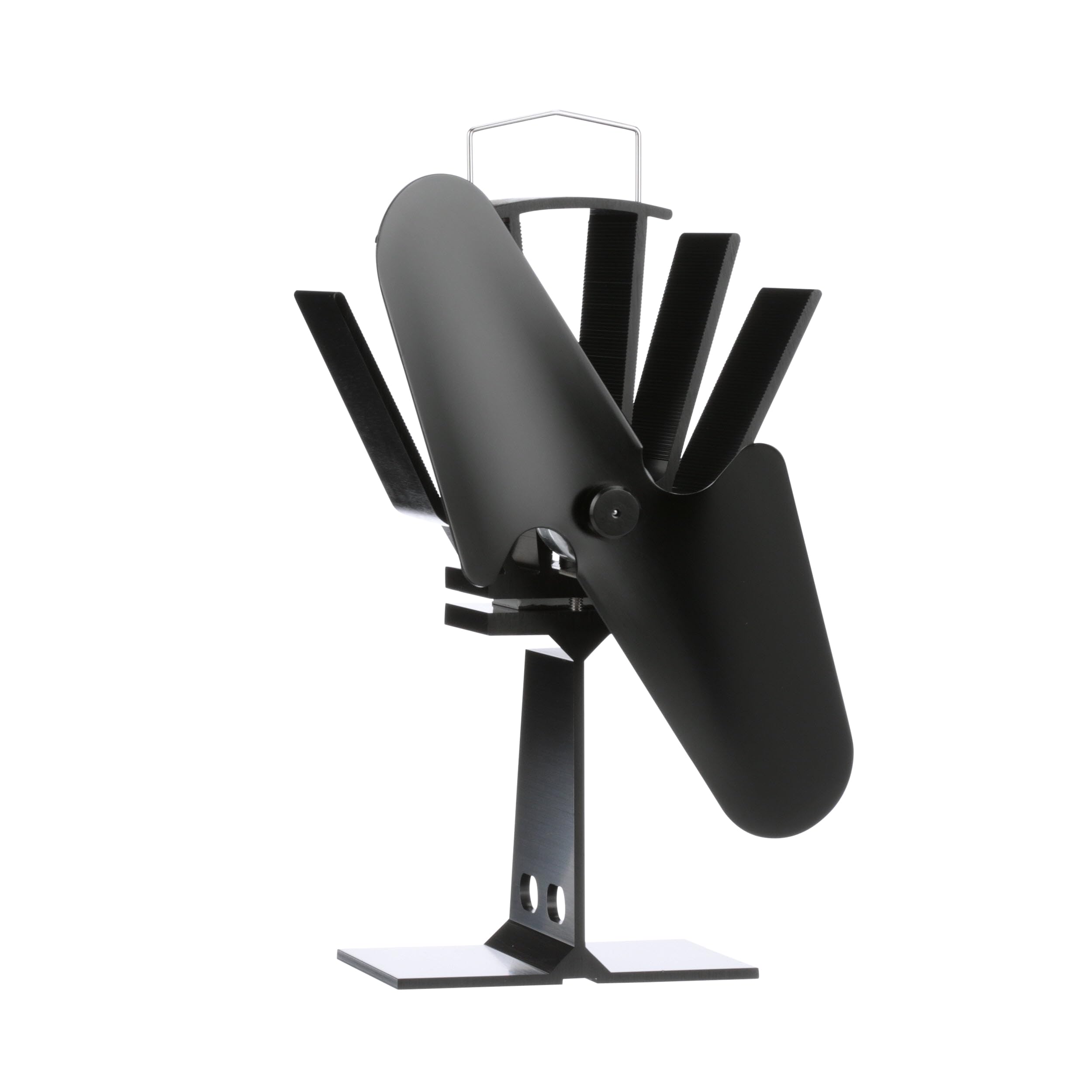Ecofan 800CAXBX Heat Powered Wood Stove Fan, Black, Bilingual