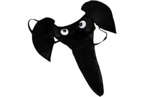 PHDuLac Men Lingerie G-String T-Back Thongs - Exotic Sexy Costume Funny Mankini Mesh Joke Gag Prank Long U Bulge Pouch