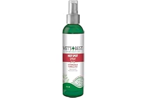 Vet’s Best Dog Hot Spot Itch Relief Spray | Helps Soothe Dog Dry Skin, Rash, Scratching, Licking, Itchy Skin, and Hot Spots |