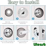 Litensh 20mm Cam Lock with Key Alike for Cabinet Drawer Mailbox Postbox view 8