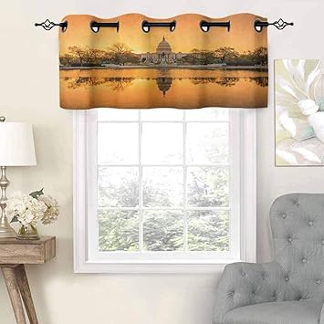 Hiiiman Thermoisolierte Verdunkelungsvorhänge mit Ösen, Washington DC