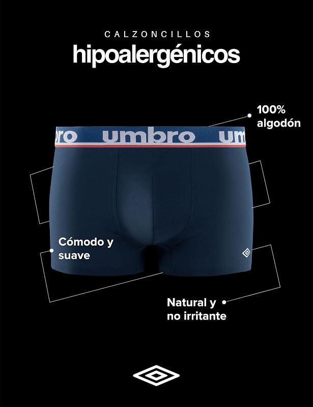 Umb/1/BCX5 Boxer, Multicolor Class5, L para homens
