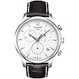 Tissot mens Tissot Tradition stainless-steel Dress Watch Brown T0636171603700