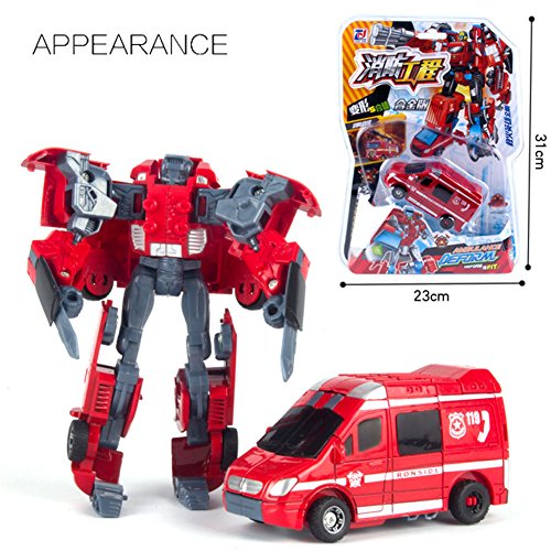 Qiyun Deformed Robot Toy 5-in-2 Mini Children Intellectual Engineering Truck Manual Transformation Robot Model Plastic Toy Christmas Giftstyle:Arm King Kong
