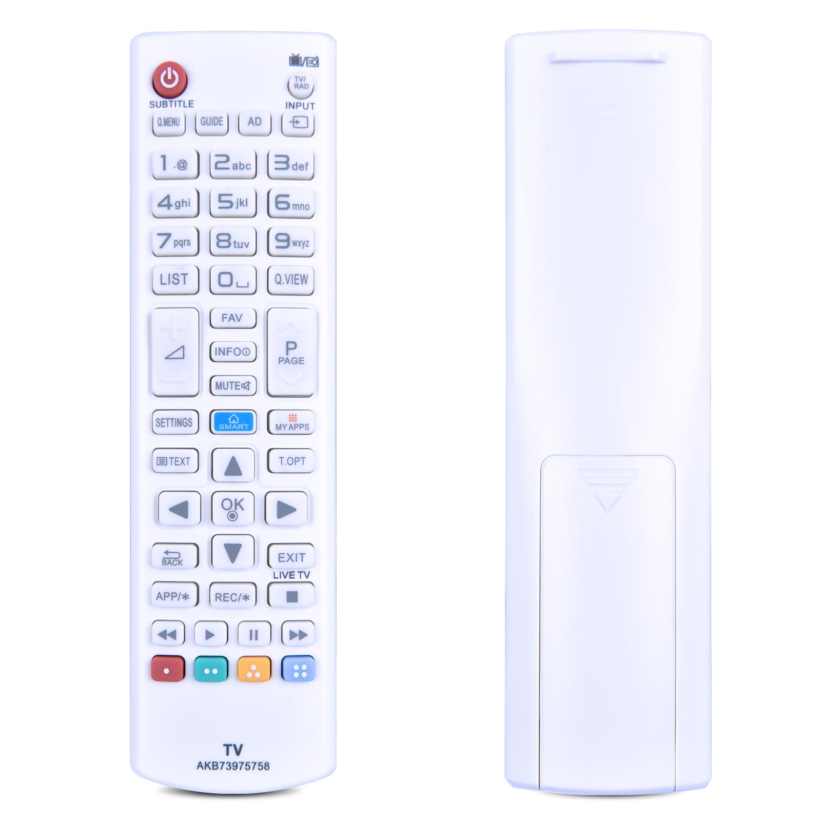 New AKB73975758 Replaces Remote Control Suitable for LG LED LCD 3D Smart TV 32LF580V 40UB800V.AEU 42LB580V.AEU 42LB5820 42LB582V 47LB5820 47LB582V.AEU 50LB582V