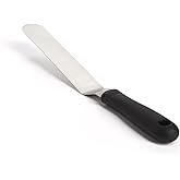 OXO Good Grips Bent Icing Spatula, Black/Silver
