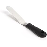 OXO Good Grips Bent Icing Spatula, Black/Silver