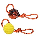 Nevperish K9 Training Ball with Rope Exercise and
