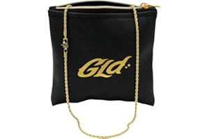 GLD Rope Chain - Gold-Plated Rope Chain with Exclusive Storage Travel Pouch - Snatch-Proof Clasp, Sweat-Proof and Fade-Resistant - Lifetime Quality, Designed in Miami