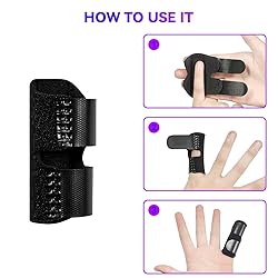 Bozenu Small Finger Splint, 4 PCS Adjustable