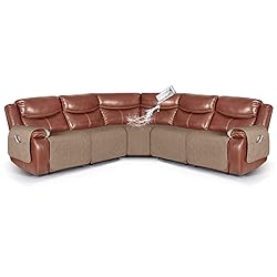 VANSOFY Extra Large Reclining Sectional Couch