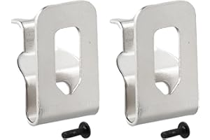 BlesConi 2pcs Belt Clip Hooks Power Tool Attachment For DeWalt 18V 20V Drill Driver Compatible For N268241 N169778 DCD980 DCD