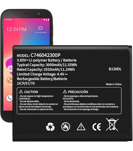 Batterie Vhbw MTXtec Pour Wiko P130 - 2500 MAh, 3,85 V, Li-ion, Remplacement Haute Capacité
