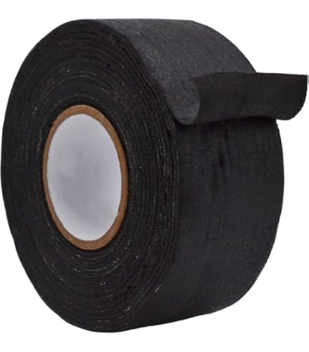 ProTapes Pro Friction Rubber Gauze Tape – 15 Mil Thick, 60ft X 3/4″ Black, Non-Slip Grip For Tools, Harnessing, And Cable Protection