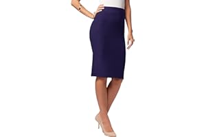 Conceited Skirts for Women - Stretch Pencil Skirt - Wear to Work - Pull On - Midi Length in Regular and Plus Size