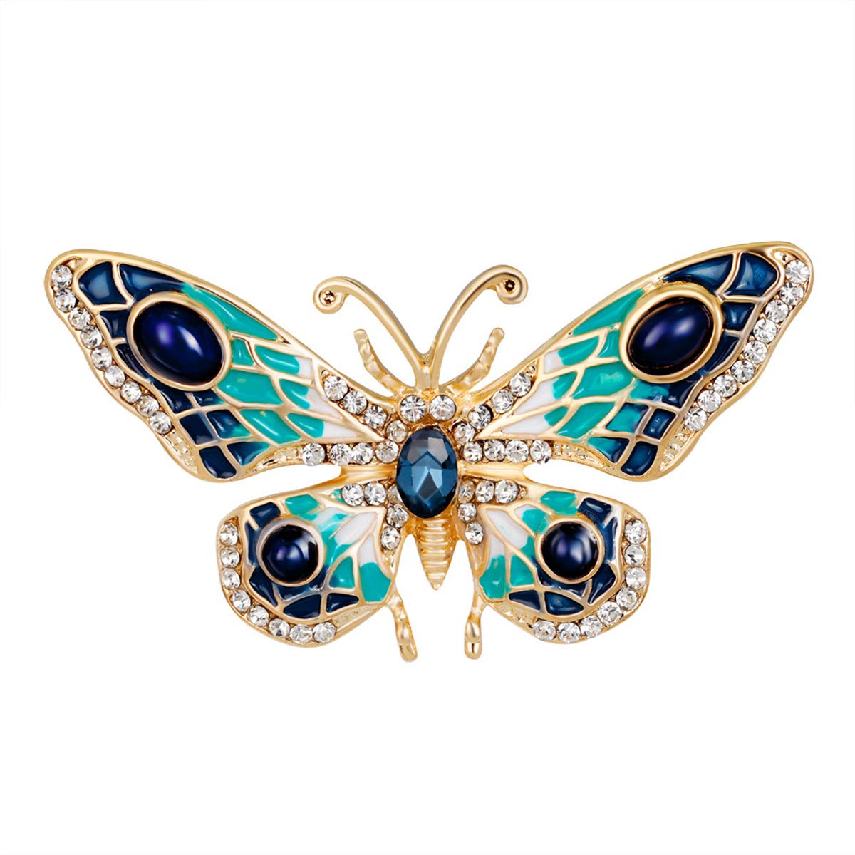 Mecool Butterfly Brooch Pin for Women Palace Retro Corsage Brooches for Clothes | Scarf Pins for Women | Butterfly Accessories | Stylish Brooch Pins | Dress Clips