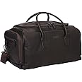 Kenneth Cole REACTION Duff Guy Colombian Leather 20" Single Compartment Top Load Travel Duffel Bag, Brown