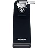 Cuisinart Electric Can Opener, One-Touch Operation, Nonslip Base, Black | Ideal electric can opener for seniors with magnetic lid holder, one-touch design, nonslip base &amp; detachable lever, CCO-50BKN