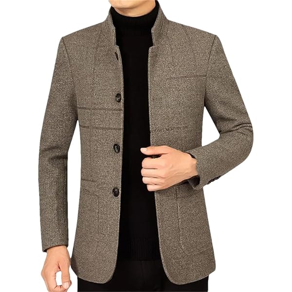 ジャケット・アウター Classical Stand Collar Trench Coat Classic Stand Collar Coat for Women's Zip Up Trench Coats