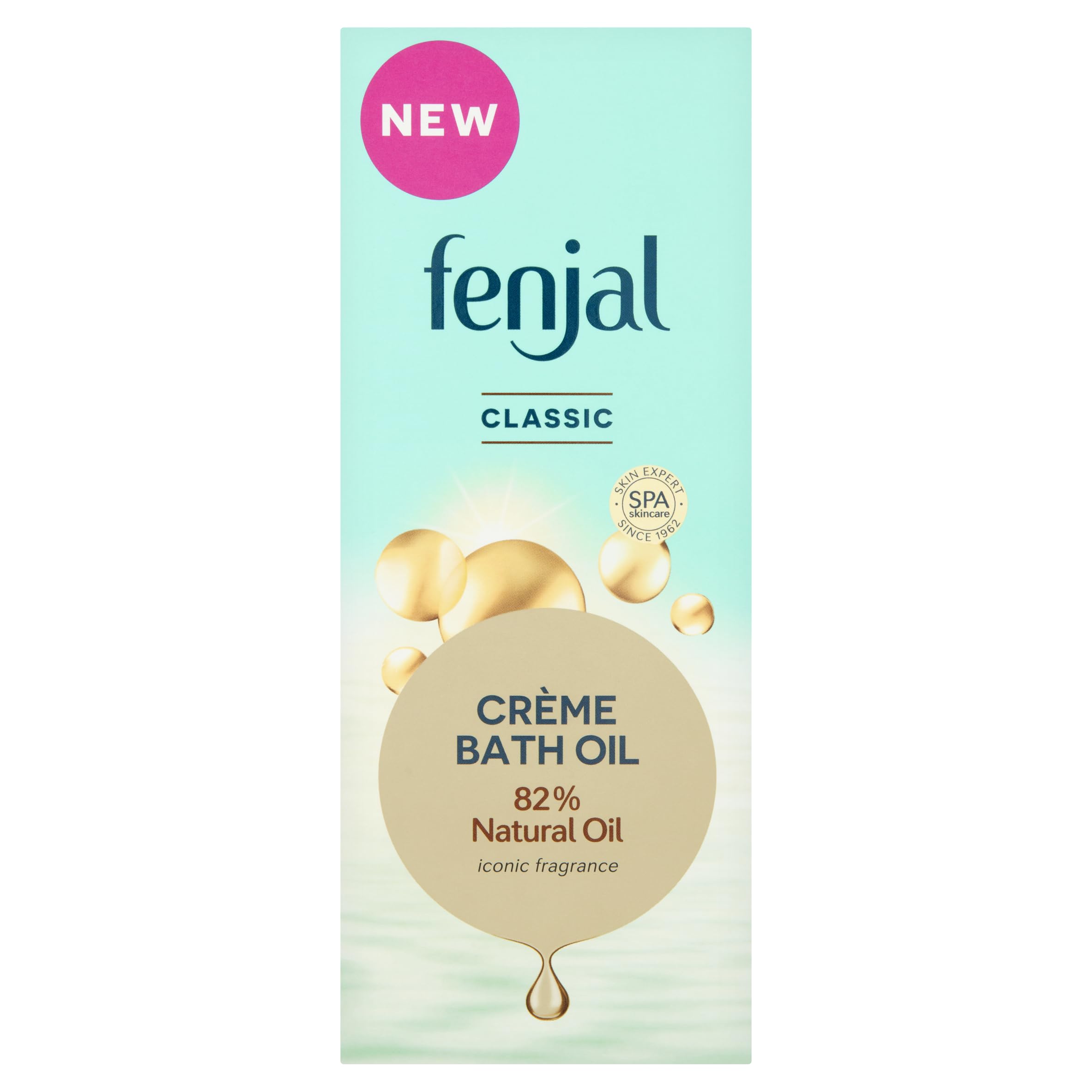 FENJAL Classic Luxury Creme Bath Oil - 200ml,Cleanses and Nourishes Your Skin