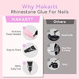 Makartt No Wipe Rhinestone Glue 30g Nail Gems 3D Nail Gel Adhesive view 6