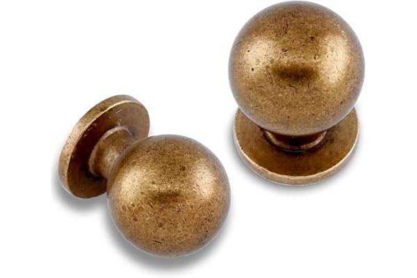 Talentedeco 10 Pack Antique Brass Kitchen Cabinet Knobs Cabinet Pulls Drawer Knobs Cabinet Hardware Zinc Knobs for Drawers