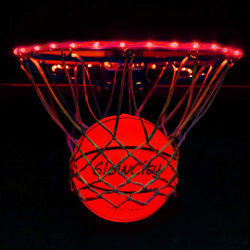 GlowCity Light Up LED Rim Kit with LED Basketball Included Buy Online