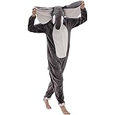 JUOLOET Unisex Adult Onesie Pajamas Animal One Piece Snug Fit Halloween Costume Sleepwear Homewear