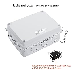 LeMotech Junction Box, Electrical Box IP65 Water