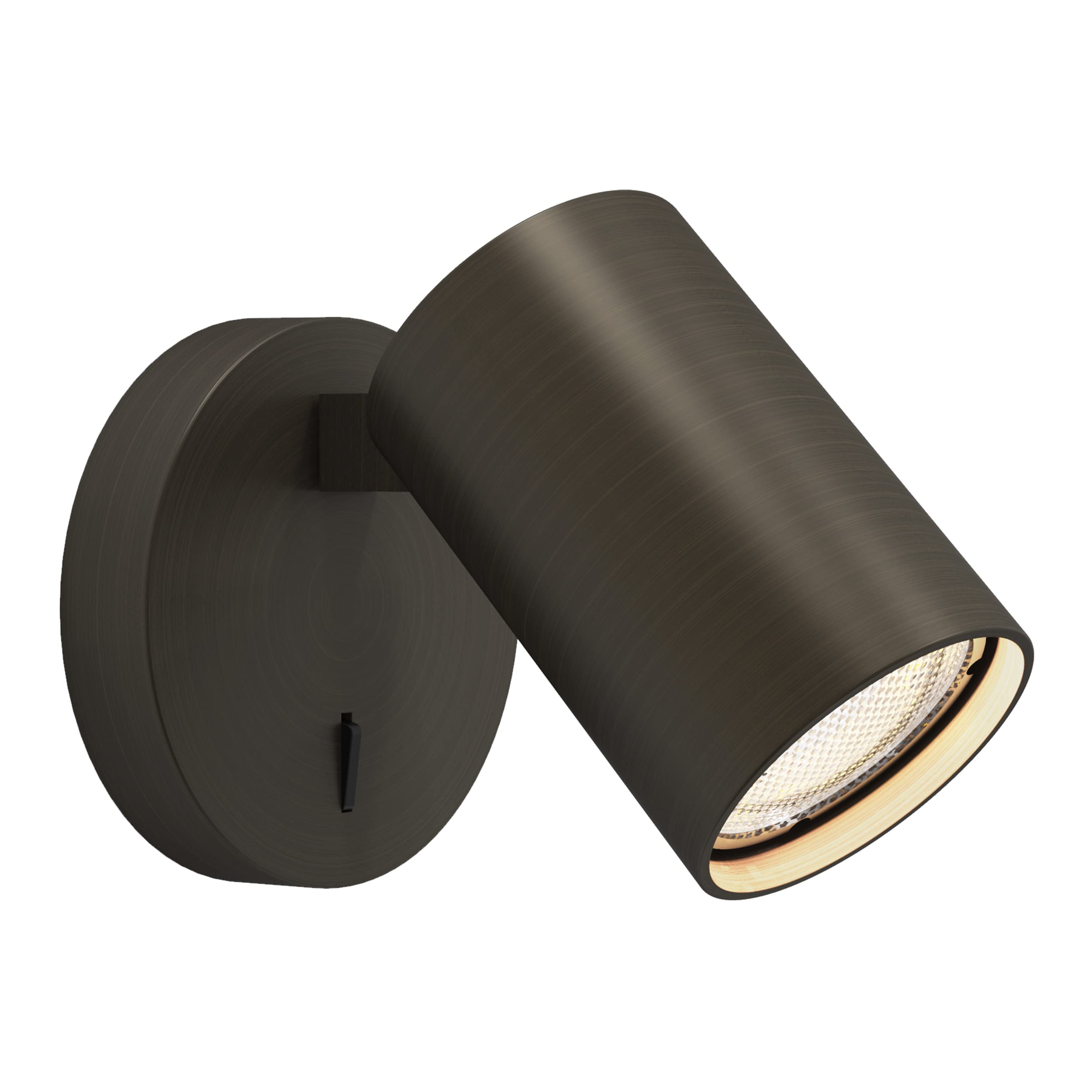 Astro Ascoli Single Switched Indoor Reading Light (Bronze), GU10 LED Lamp, Designed in Britain - 1286009 - 3 Years Guarantee