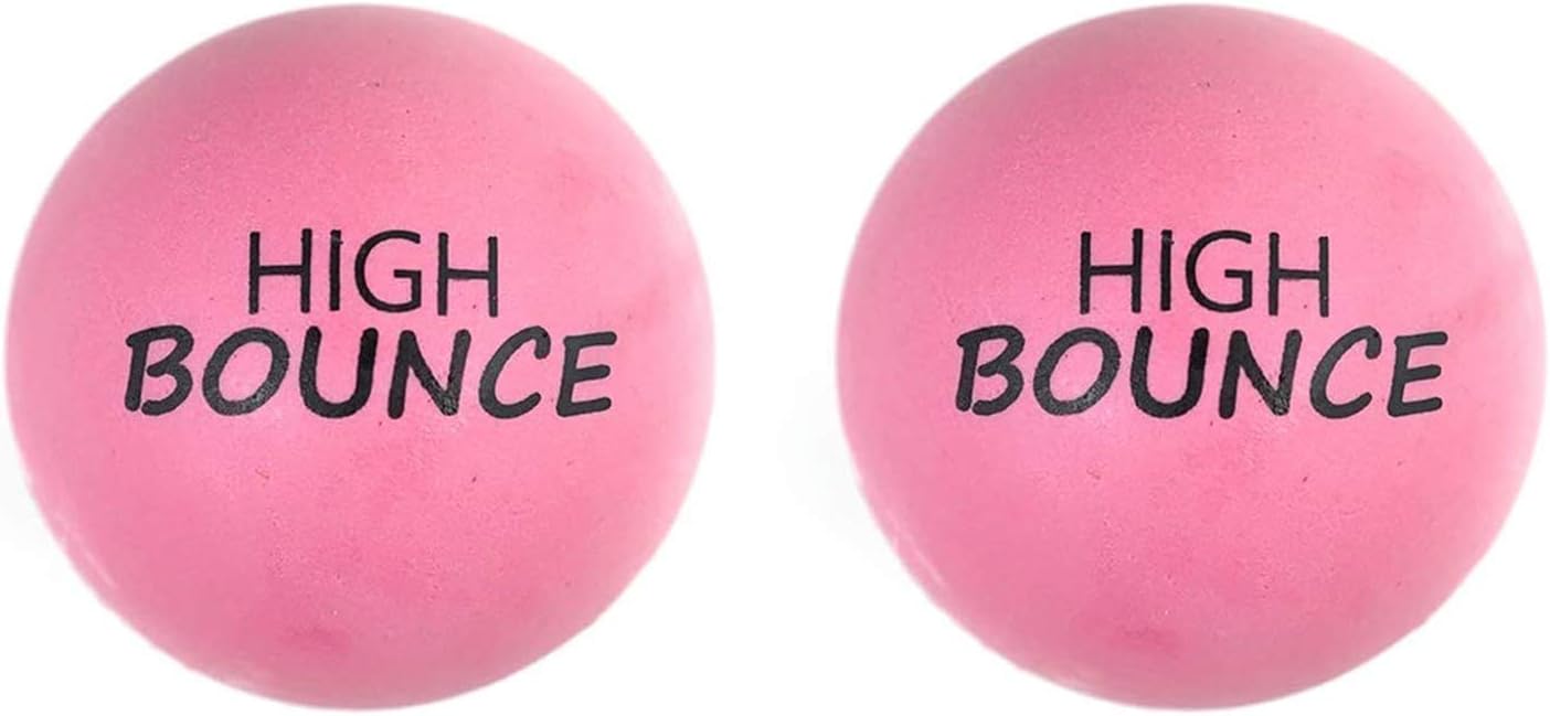 pink bouncy balls
