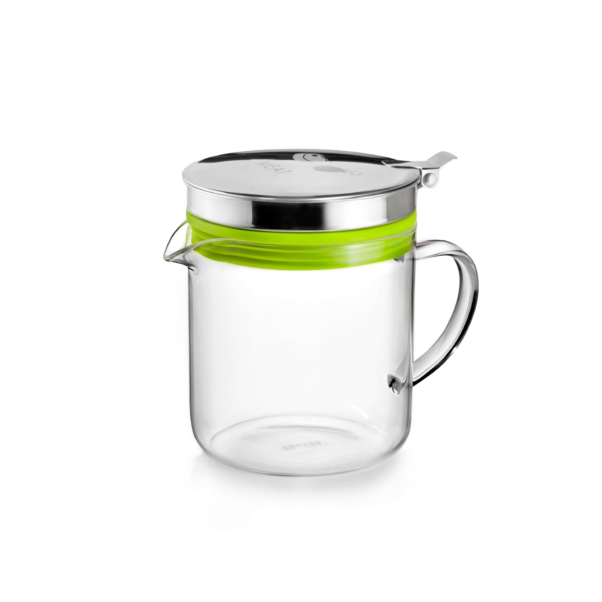 IBILI Reciclador de aceite para pescado - Acero inoxidable y silicona - 0,5 litros