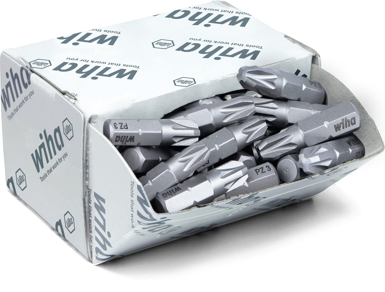 Wiha 08058 PZ3 Pack of 50 Bits
