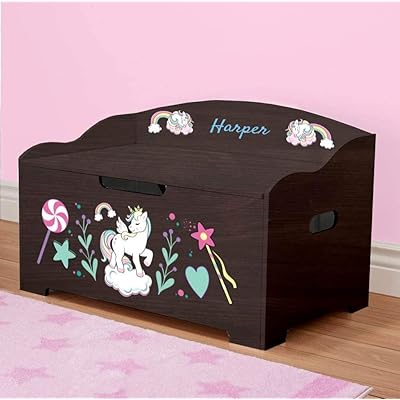 Personalized Modern Expressions Toy Box with Unicorn Oman Ubuy