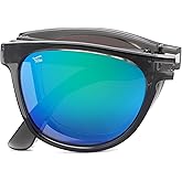 Foldies Remix Folding Sunglasses Polarized, UV400, UVA, UVB Protection for Men Women, Folding Sunglasses Leather Case