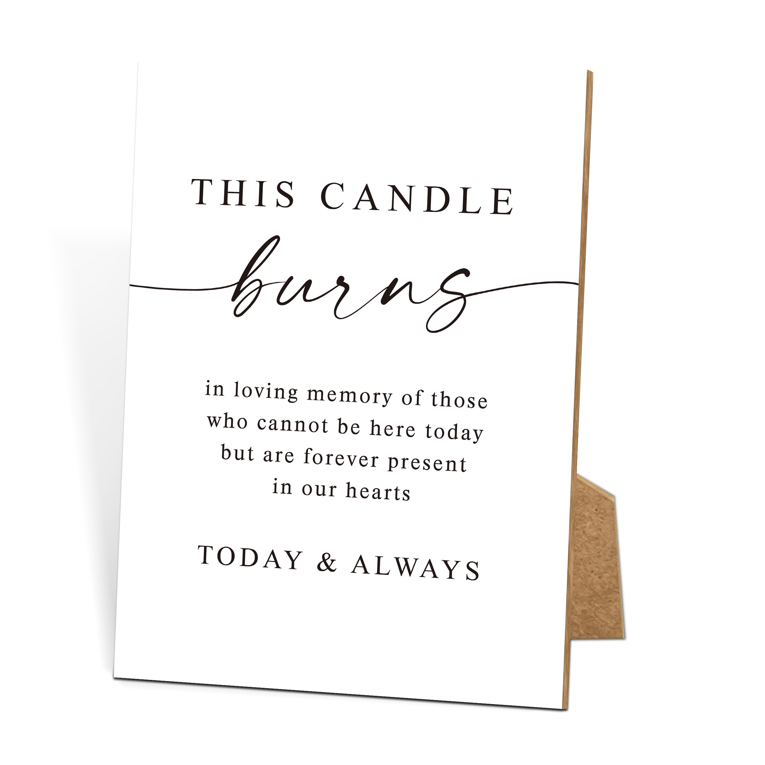 Photo 1 of Funeral Sign, 8x11 White Minimalist Style Loss of Loved One Memorial Sign, In Loving Memory Sign, Funeral Decorations, Wedding Table Decor, Memorial Gifts For Loss of Loved One, Bereavement Gifts -11