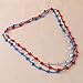 4th of July Star Beads Necklaces For Patriotic Party Accessories, Fourth of July Party Supplies (12 Pack)