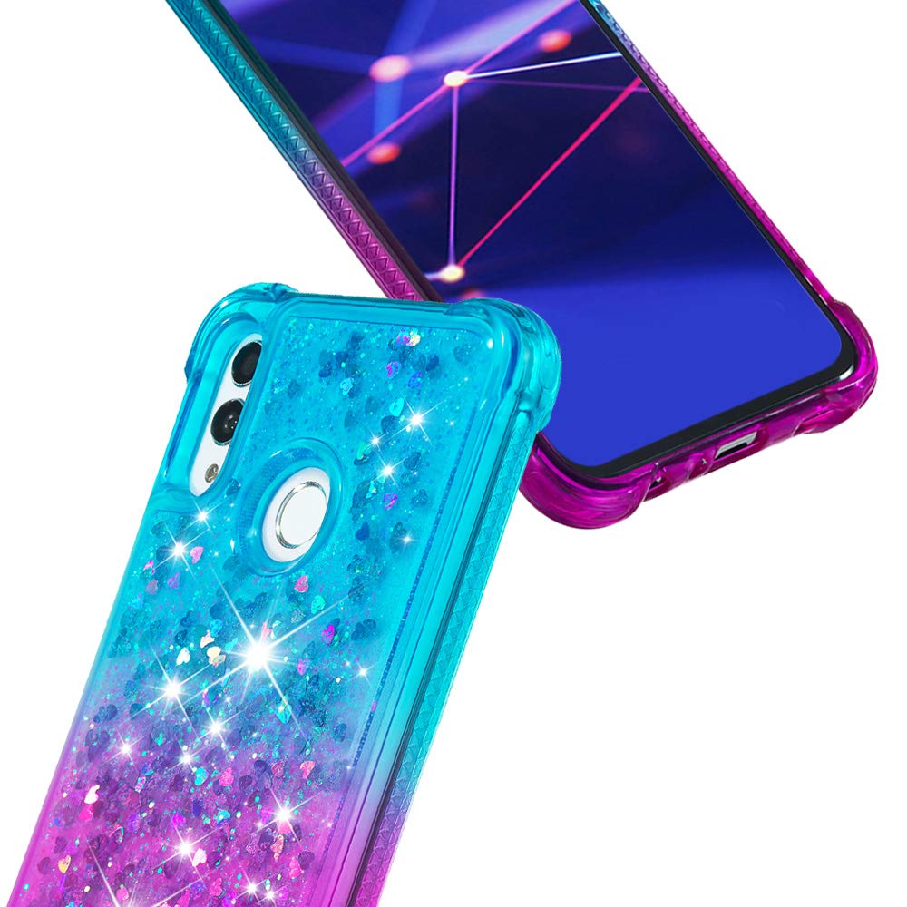 Lila Blau Smartphone 6 21 Handyhulle Tpu Silikon Verstarkte Ecken Erhohte Kanten Glitzer Flussigkeit Stossdampfend Schutzhulle Jefencop Hulle Huawei Honor 10 Lite P Smart 2019 Burobedarf Schreibwaren Koffer Aufbewahrung Transport Suenaacampo Com 