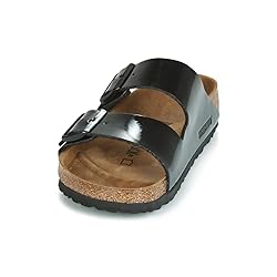 Birkenstock Women's Mules Slides, Black-Black