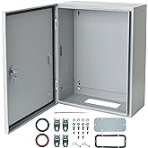 Waterproof Electrical Enclosure 20 x 16 x 8'', Outdoor Electrical Box Weatherproof, Electrical Junction Box with Reinforced Lock