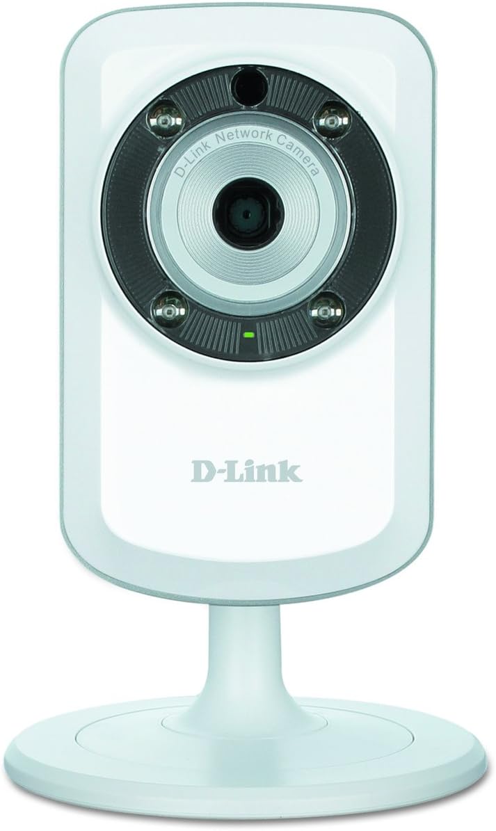 D-Link DCS-933L Wireless Day/Night Network Camera with mydlink-Enabled and Built-In WiFi Extender (White)